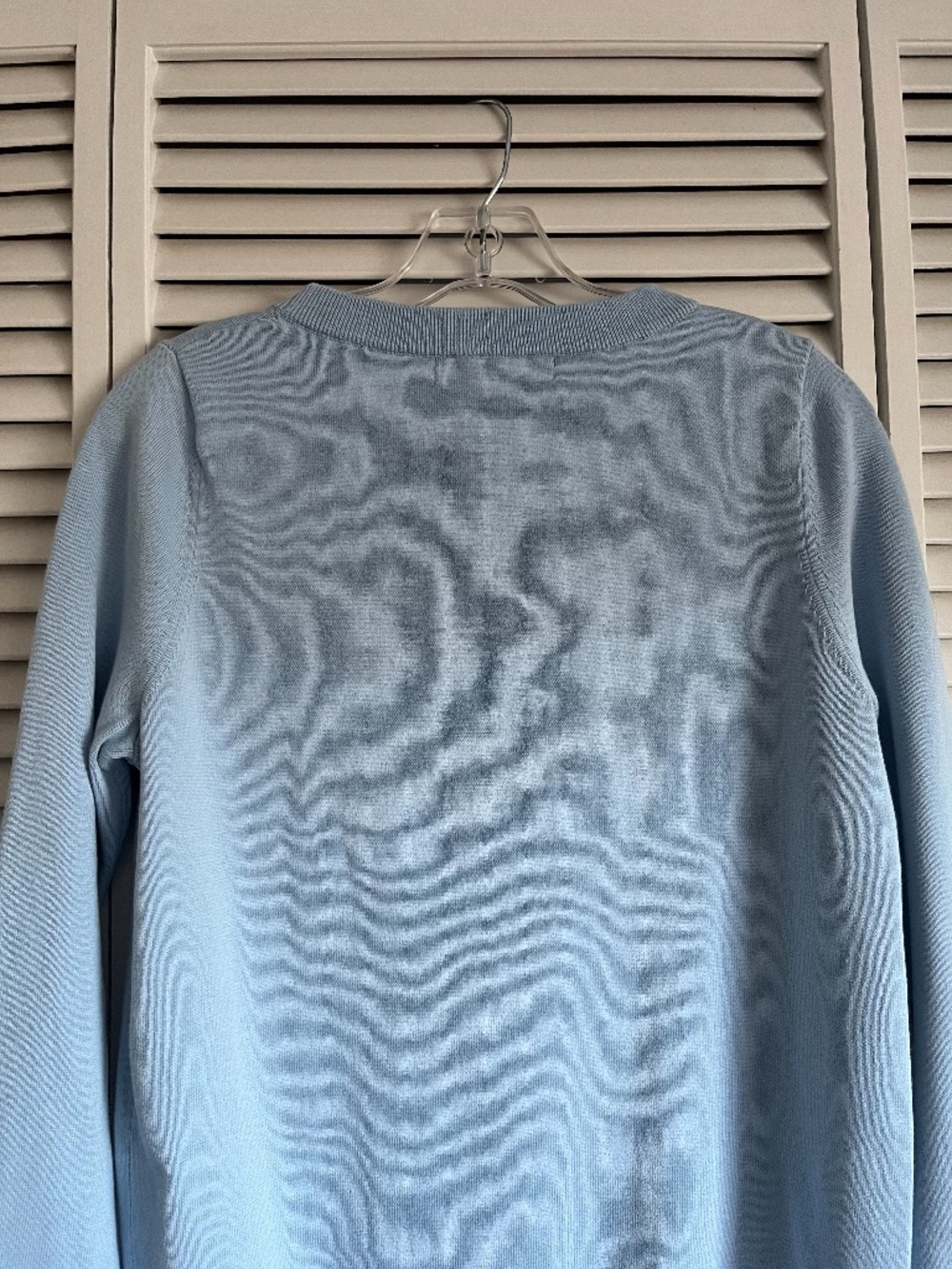Navy Jane American Flag Sweater Light Blue women’s small - Picture 7 of 9